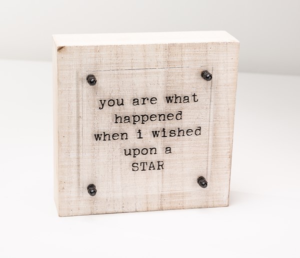Acrylic & Wood Tabletop