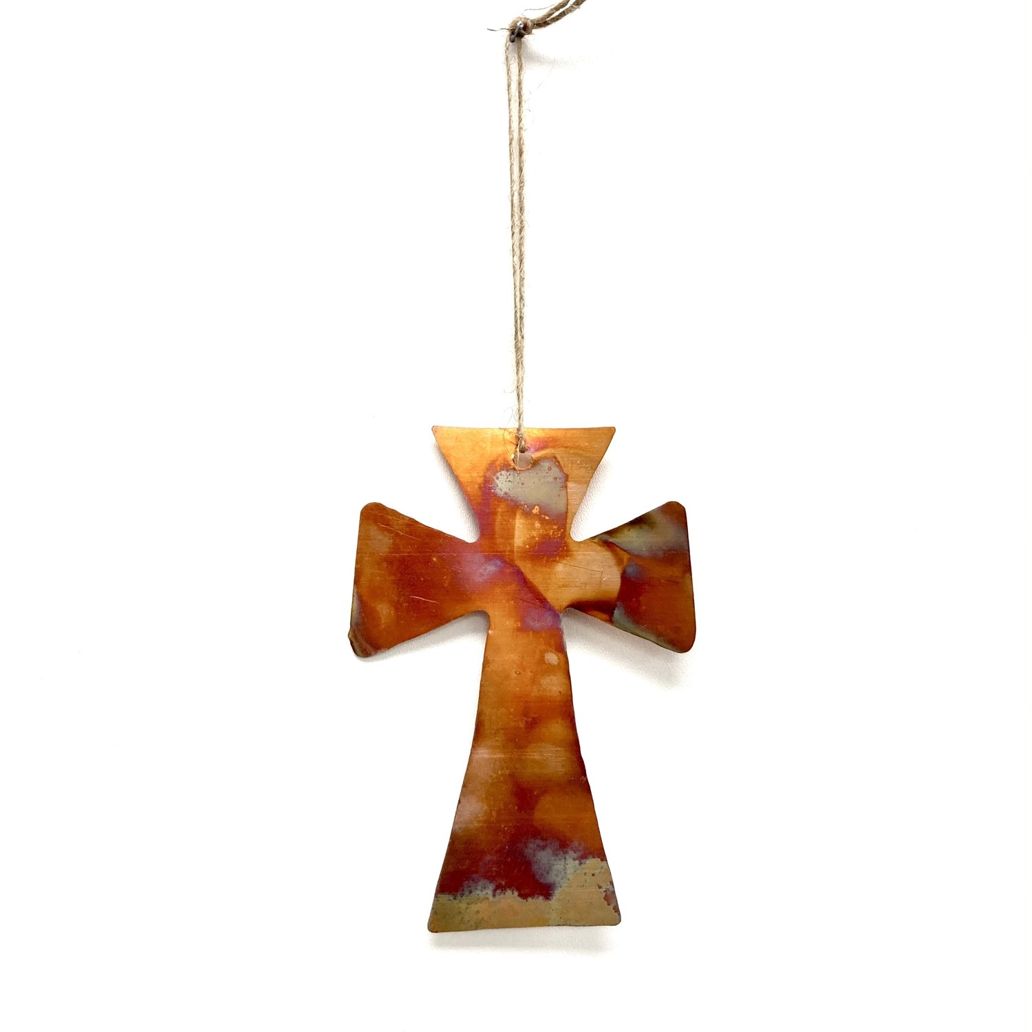 4.75x7" Copper Ornament, Cross TC104 CROSS B