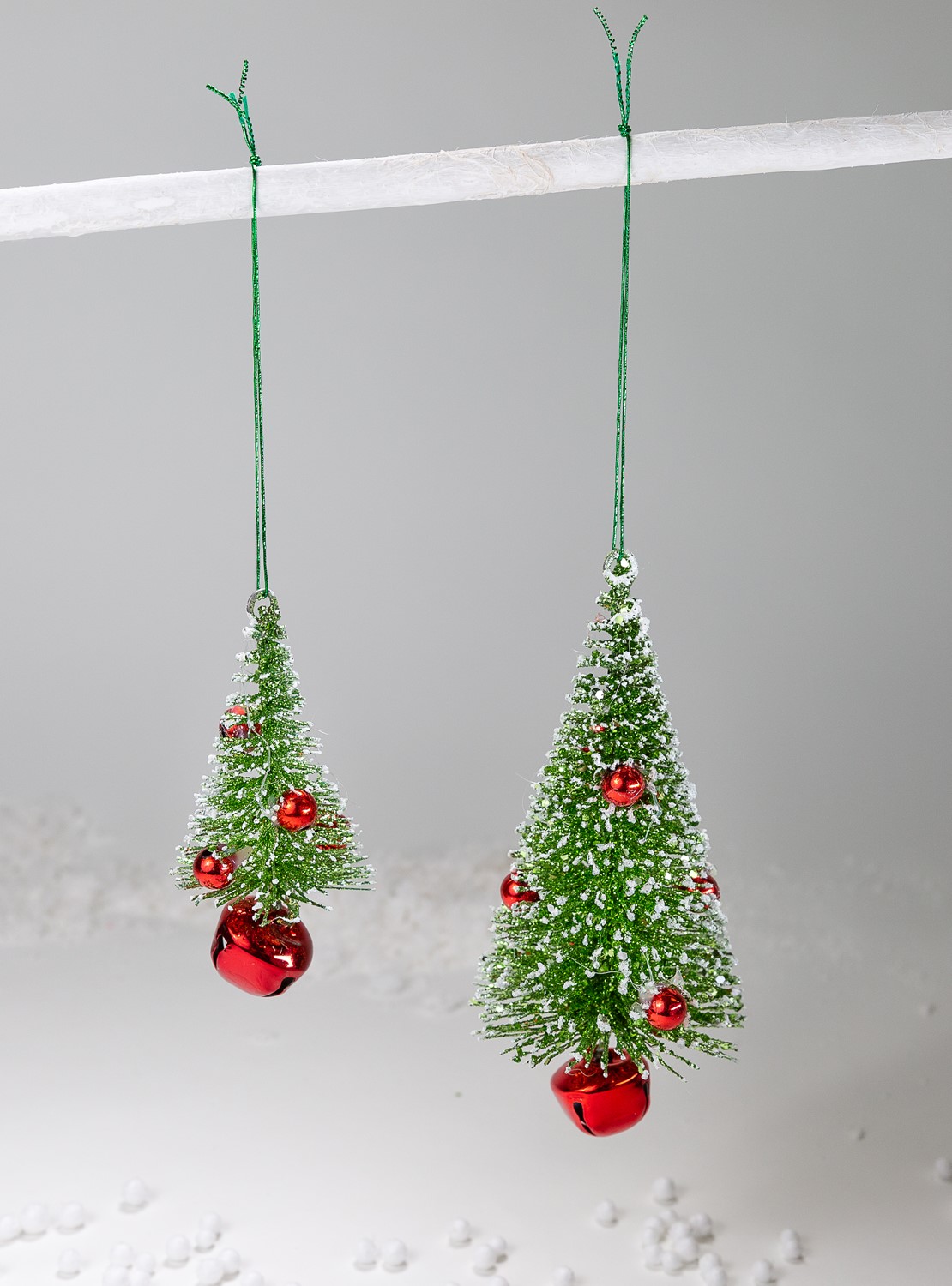 6" Tree with Red Bell Ornament CM4385