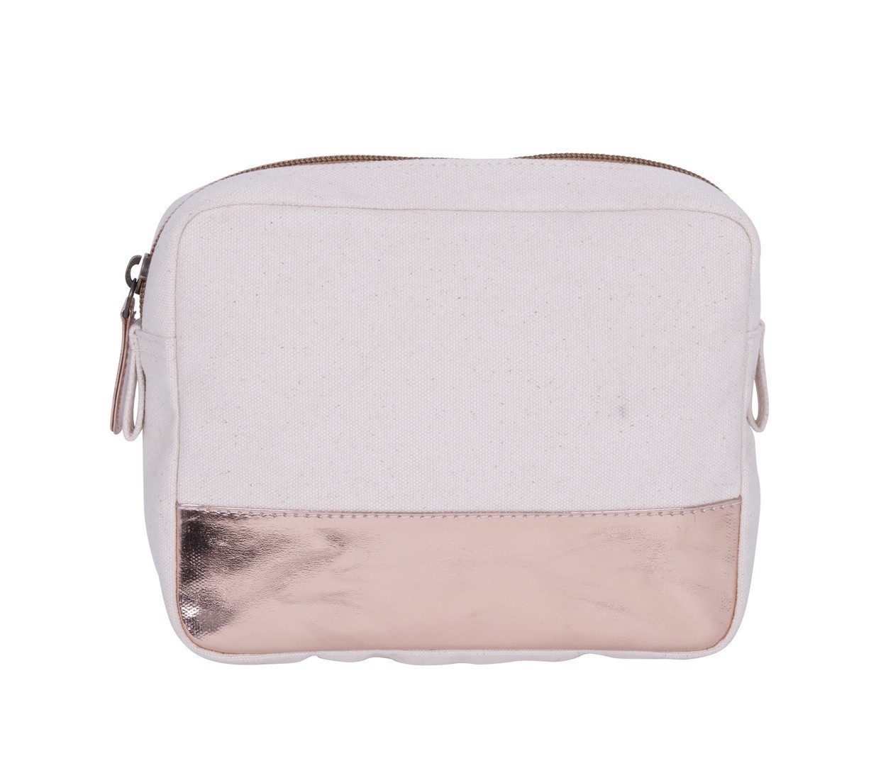 6x7.5x2" Metro Pouch, Rose Gold (canvas, microfiber / polyester lining) CDTA177