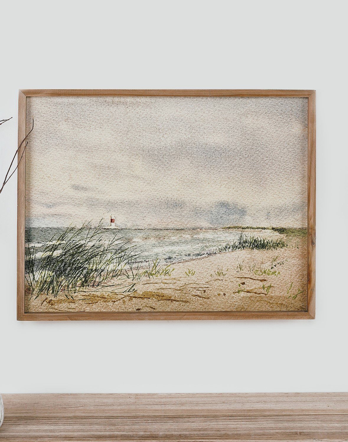 24x19" Beach Lighthouse Wall Art ©David E. Dallison DDW1002