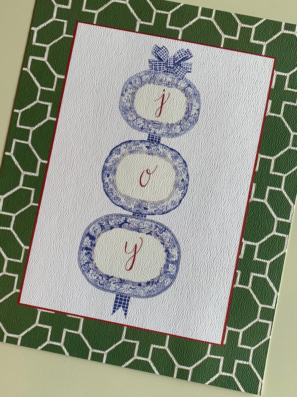 8x10" Cardstock Print, Joy Plates ©Debi Vincent DV1029
