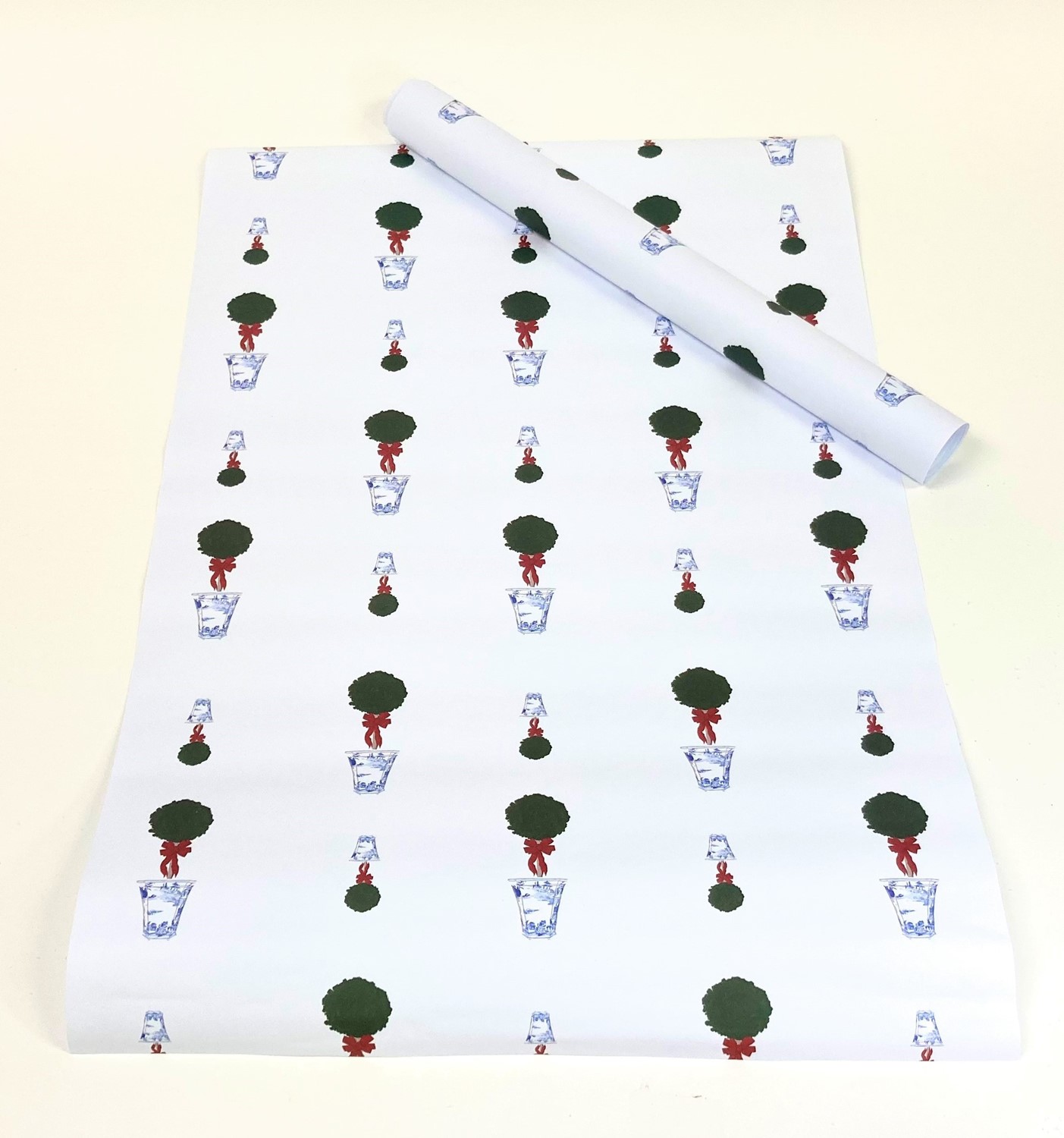 Gift Wrap, 3 sheets (20x29") per roll, Holiday Topiary ©Debi Vincent DV1042