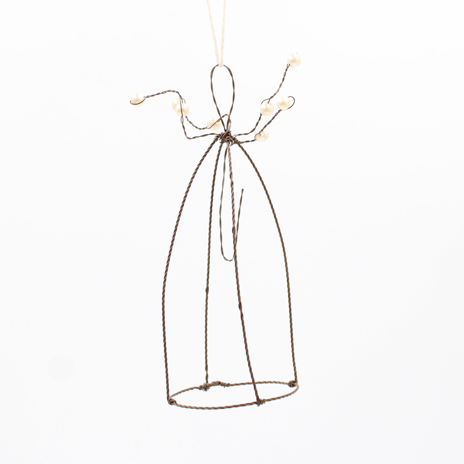 7" Wire Cloche with Ornament Hanger JM92012