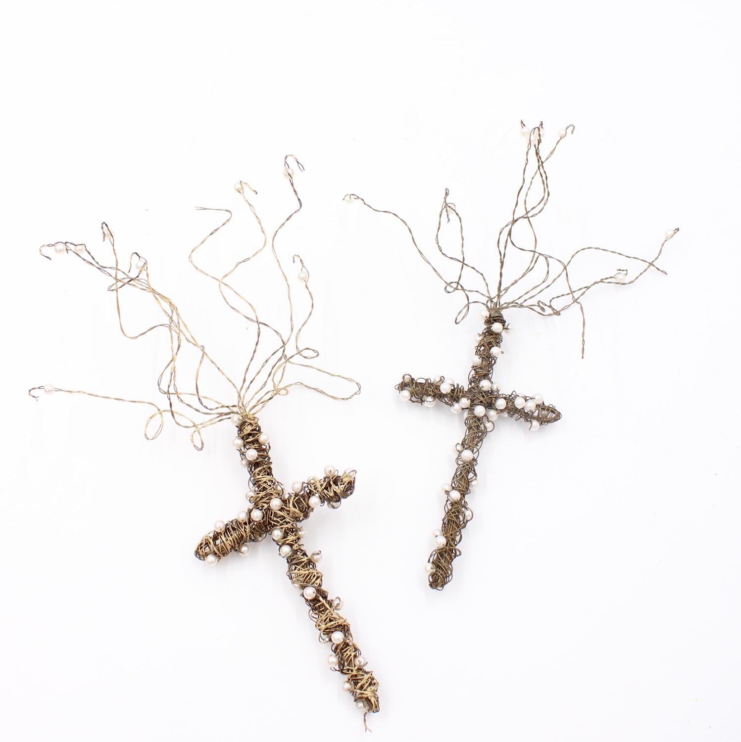 11" Pearl Cross, 2 Assorted JM92013A