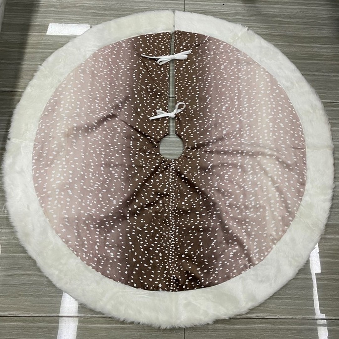 48" Antelope Print Tree Skirt ©Two if by Sea TS1013