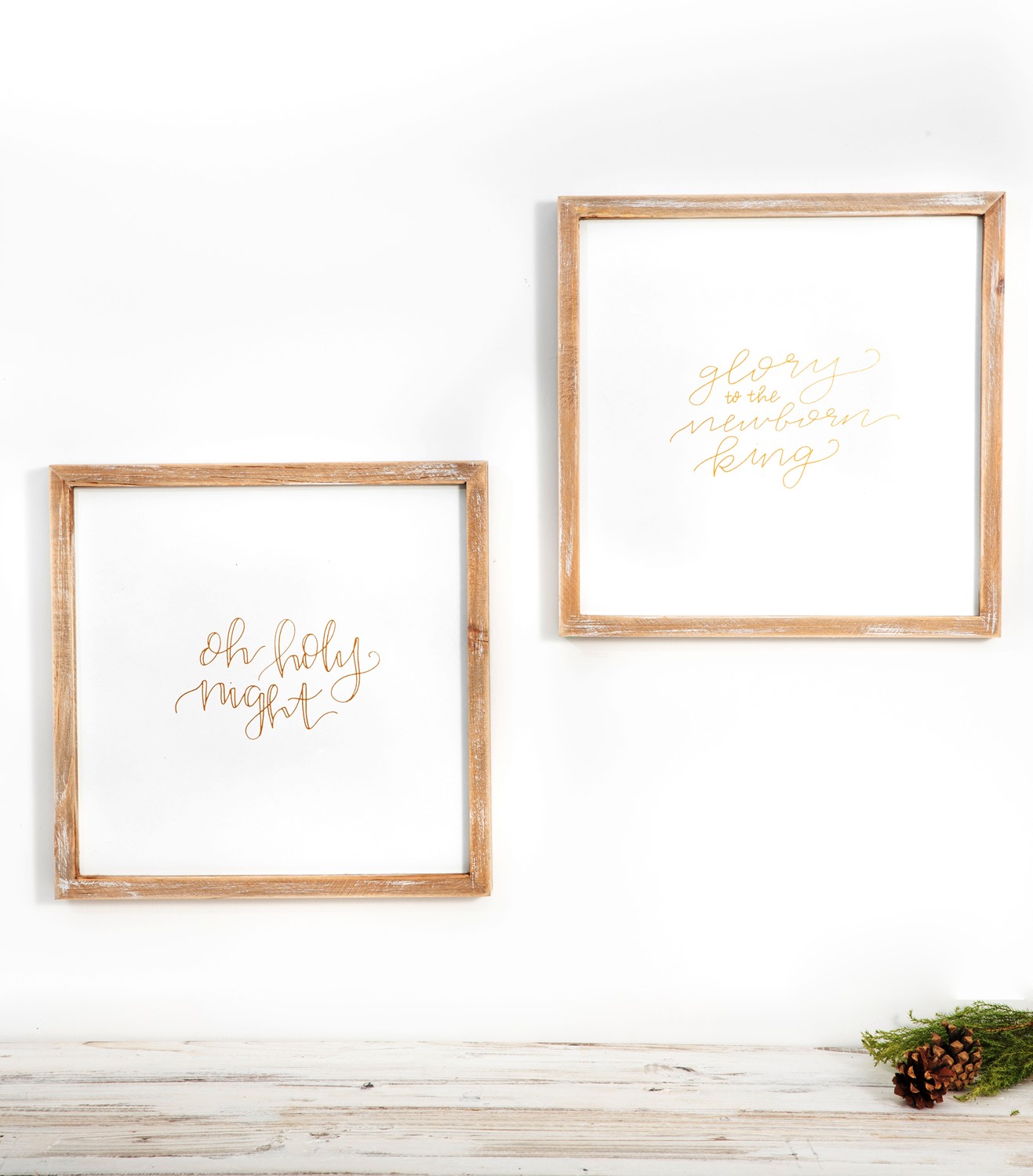 12x12" Wall Décor, Gold Words, 2 Assorted ©Savannah McClain SMX1008A