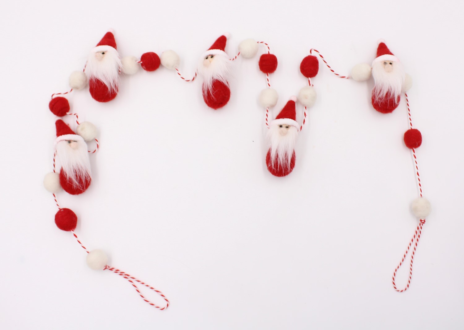 63" Felt Santa Garland CM5754