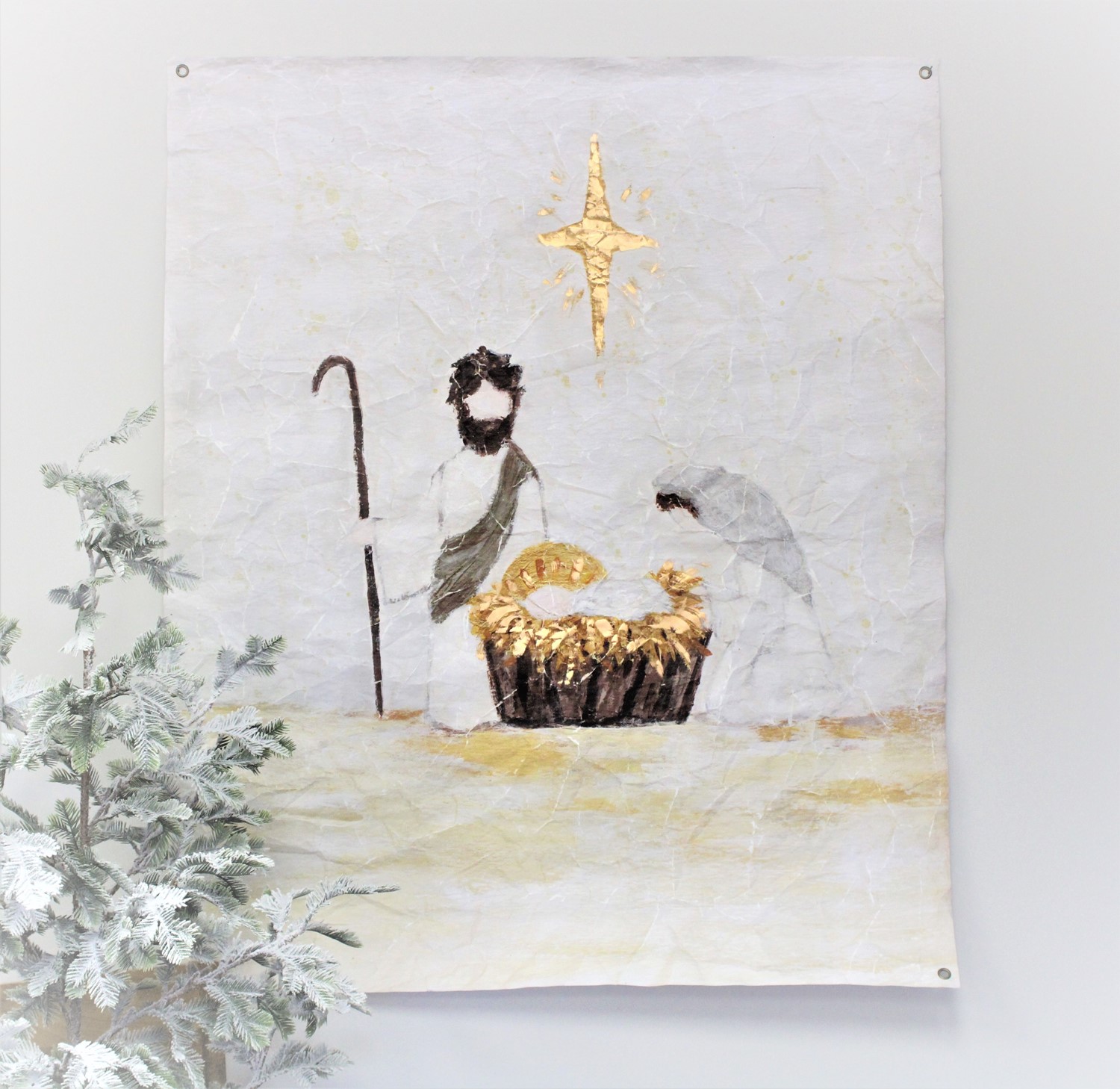 38x46" Art Paper, Neutral Holy Family ©Tawnya Norton TNX6113