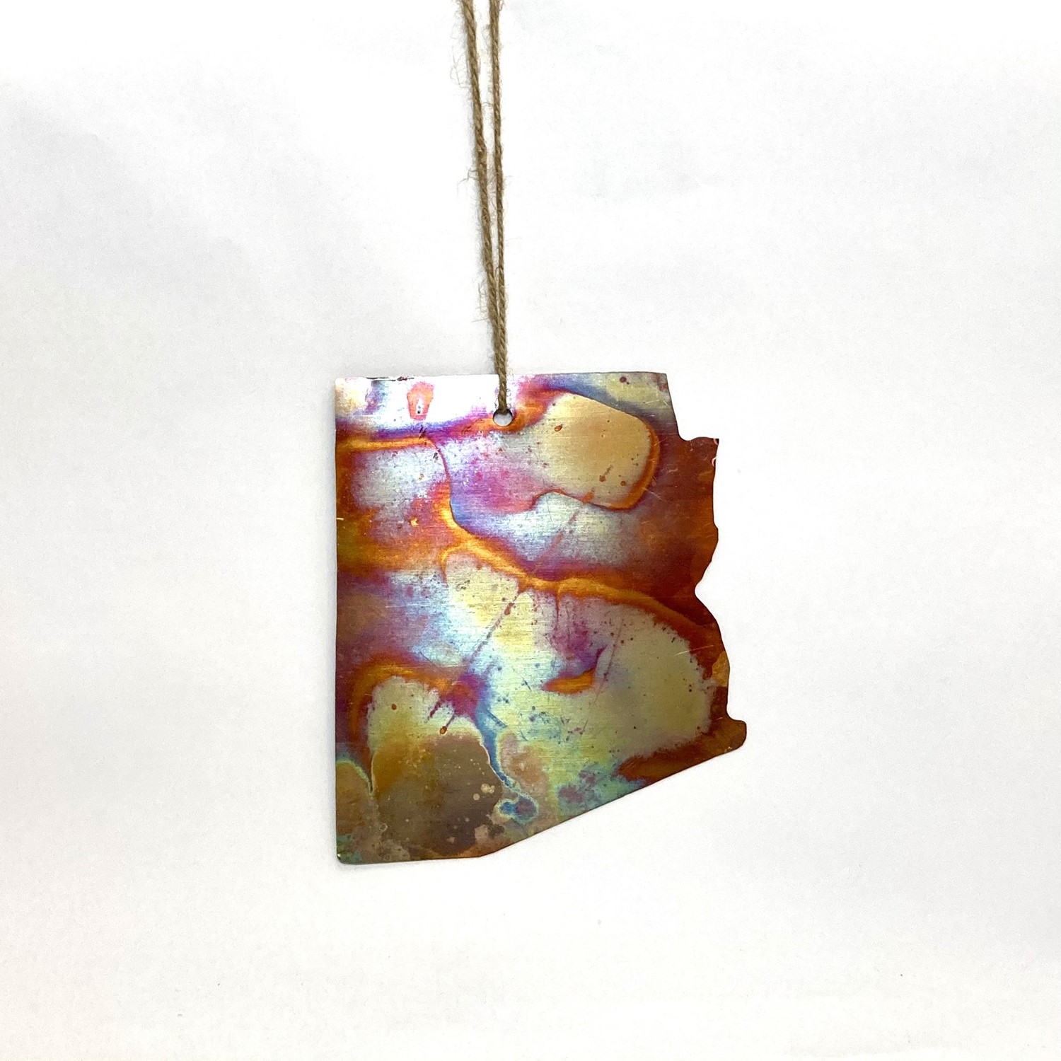 5.5x6.5" Copper State Ornament, Arizona TC105 AZ