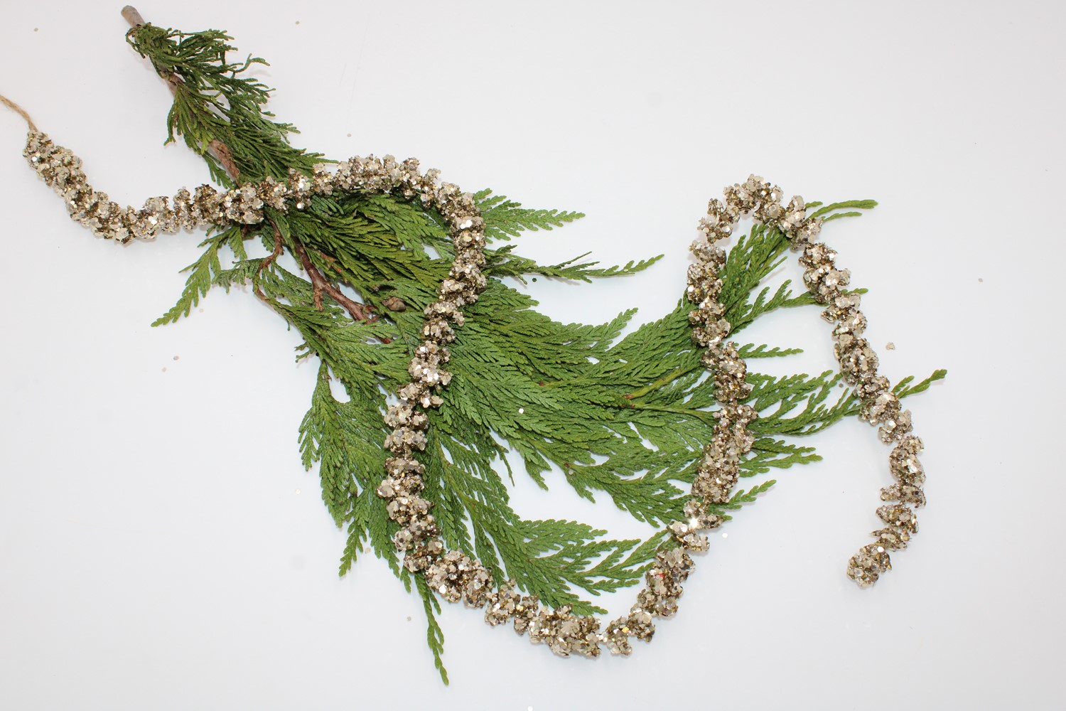 40" Champagne Glitter Rope Garland CM1045