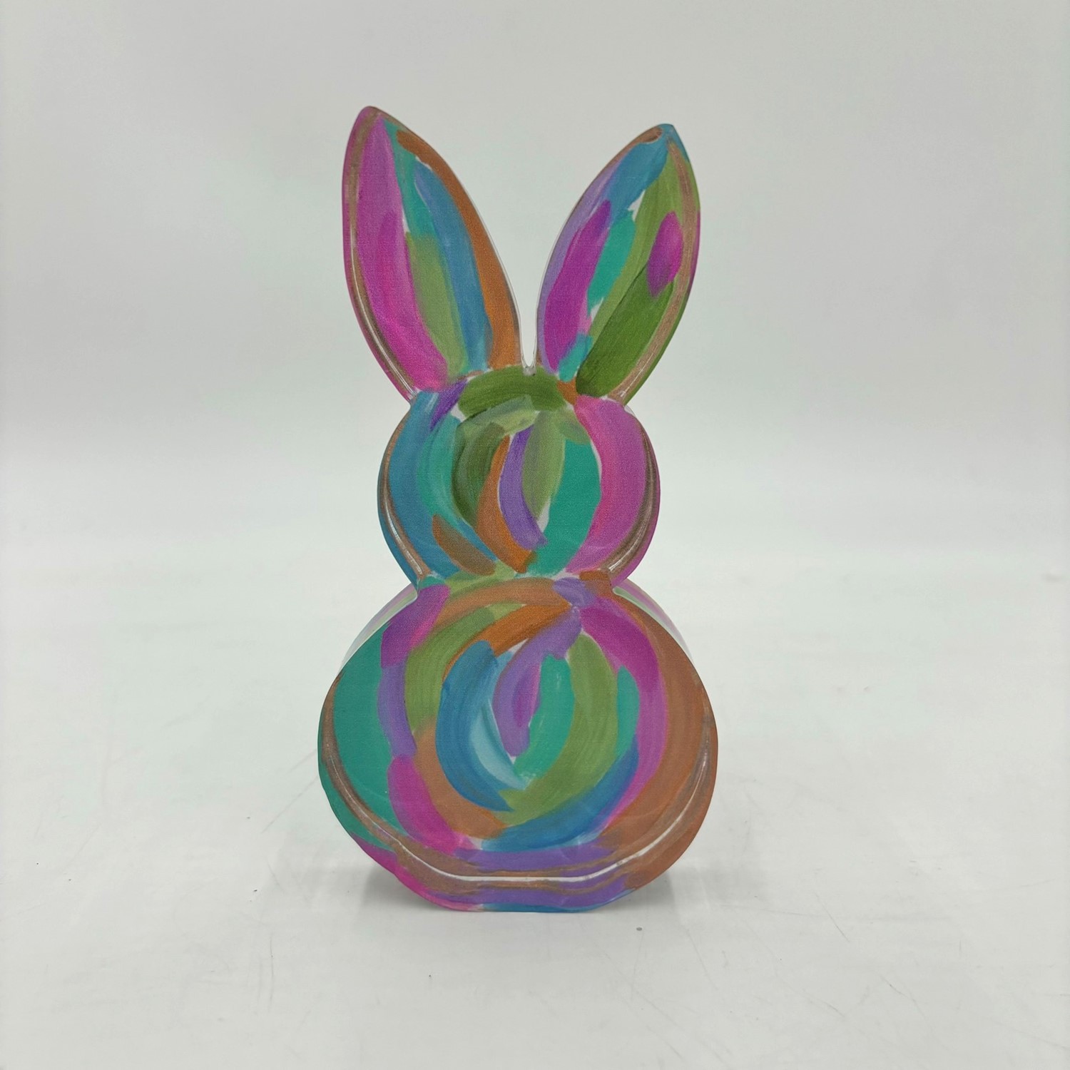 3x.8x6" Cutout Acrylic Rabbit Brights ©Haley Bush HB1021