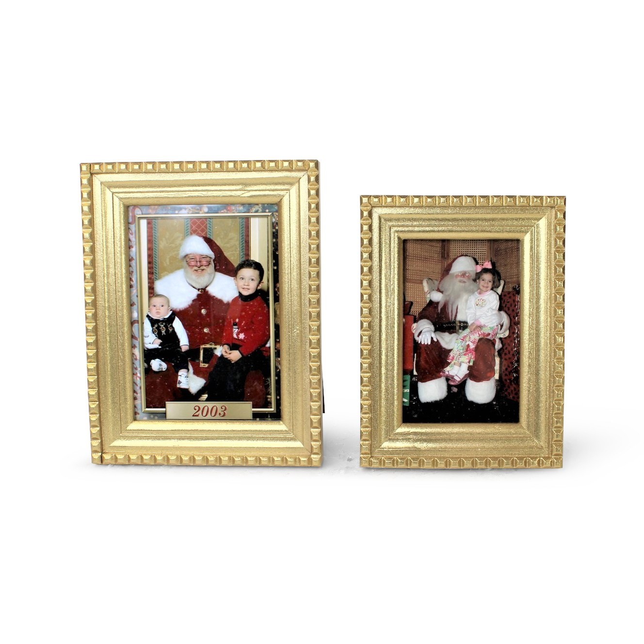 9x1x8" MDF Gold Photo Frame, Holds 7x5" Photo CM3050