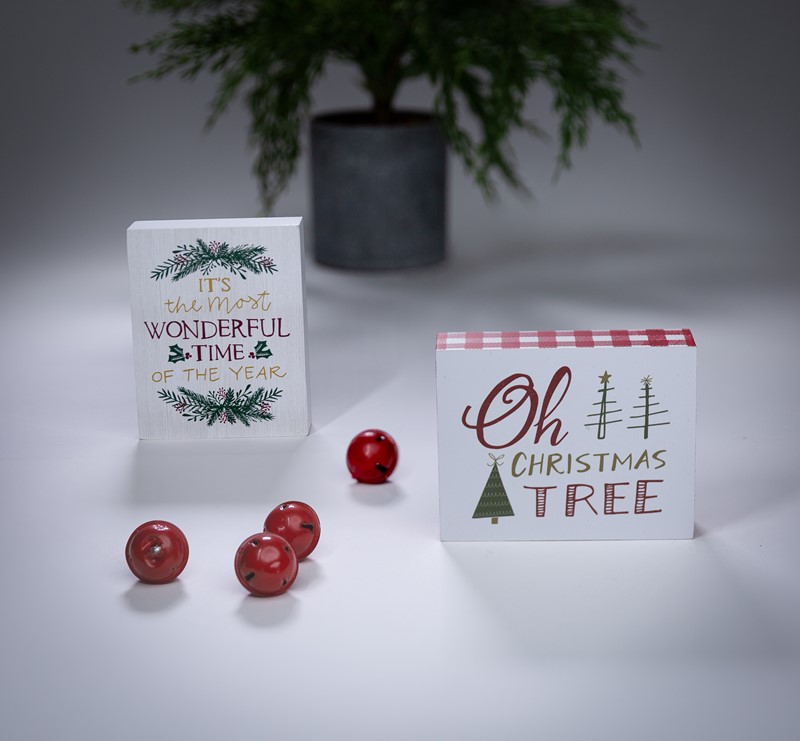 3x4" Table Block, 2 assorted ©Border Bloom JBB1023A