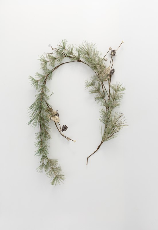 47" Glittered Greenery Garland CM5413
