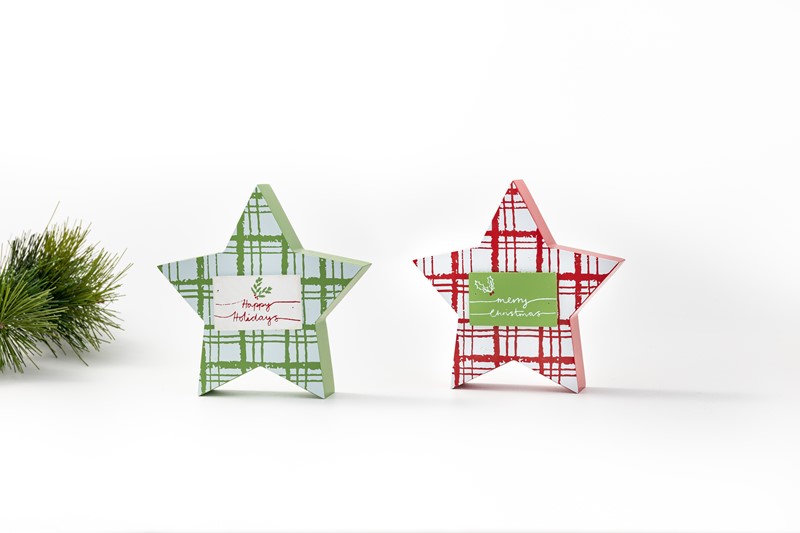 4.5" Wood Star Tabletop, 2 Assorted ©Vicky Yorke JVY0026A