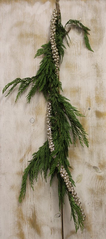 40" Champagne Glitter Berry Rope Garland CM1046