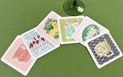Set/8 Double-sided Cardstock Coasters, Lion ©Debi Vincent, 4x4" DV1043 View 2