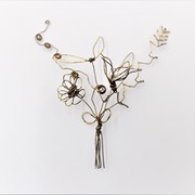 3.5" Wire Flower Bouquets in 2x4" Gift Box, 5 assorted ©Tawnya Norton TN2090A View 2