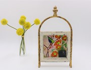 6x10" Framed Wood Art on Metal Stand with Finial ©Tawnya Norton TN1510 View 2