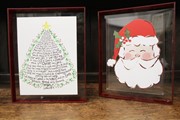 8x10" Acrylic Tabletop w/ Glitter Frame, Luke 2:8-14 ©Candice Boatright CBX3012 View 2