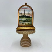 4x2.5x6" Arched Metal Framed Table Art, 3 Crosses ©Haley Bush HB1008 View 2