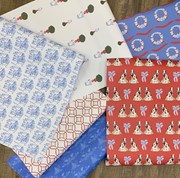 Gift Wrap, 3 sheets (20x29") per roll, Holiday Rufus ©Debi Vincent DV1041 View 3