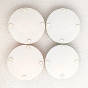 Set/4 4" Acrylic Coasters in Metal Stand, Hearts ©Haley Bush HB2104S View 3