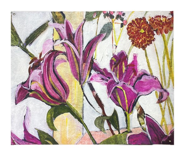 46x38" Art Paper, Oriental Lilies ©Lila Bacon BA4213